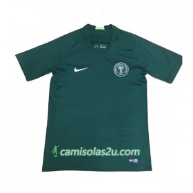 Camisolas de Futebol Nigéria Equipamento Alternativa Copa do Mundo 2018 Manga Curta